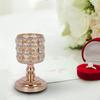 Crystal Holder ,Modern Stand, Wedding Tealight for Party Holiday Desktop Decoration