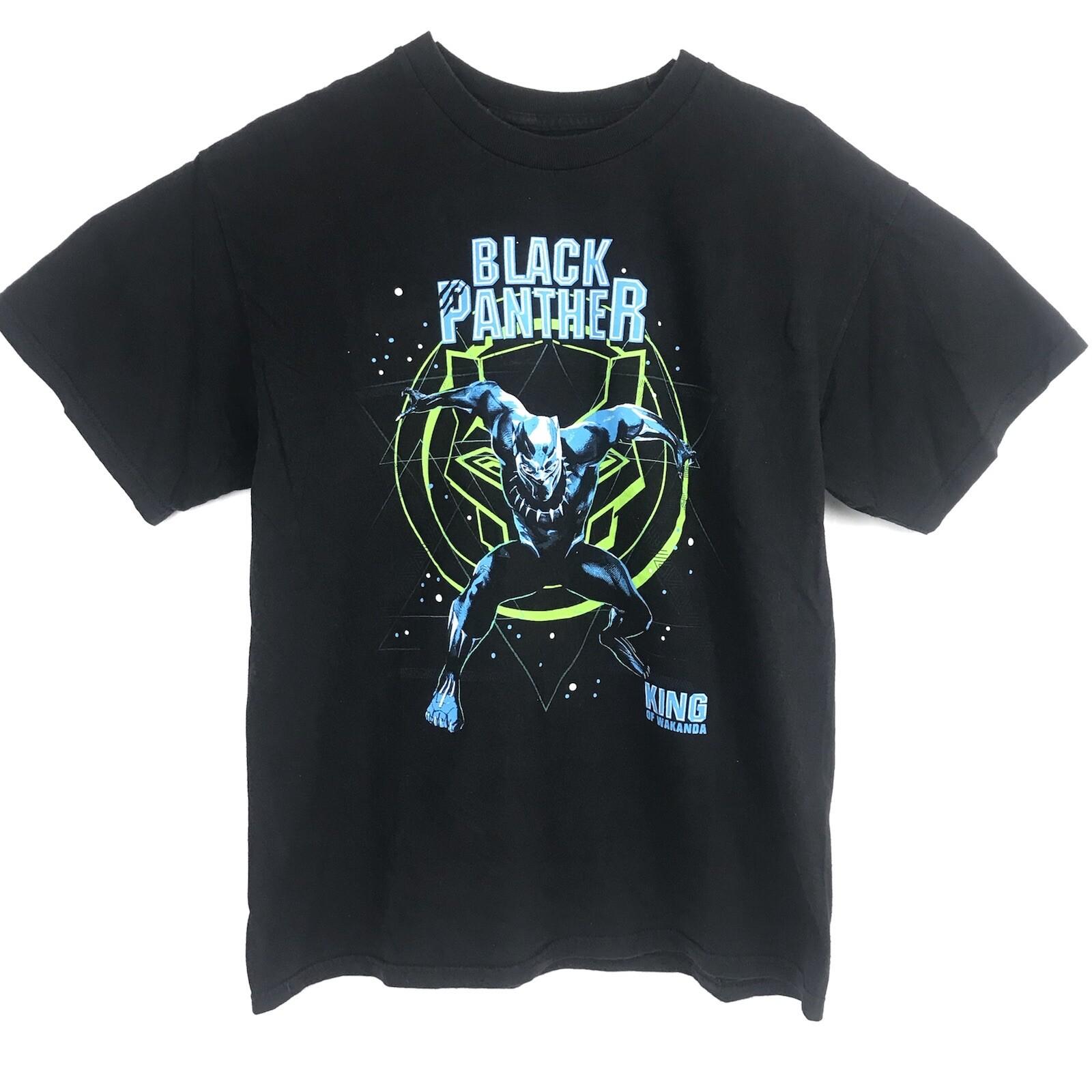 Marvel Black Panther King Of Wakanda Graphic Tee Men s Size Large Black T Shirt S разноцветный
