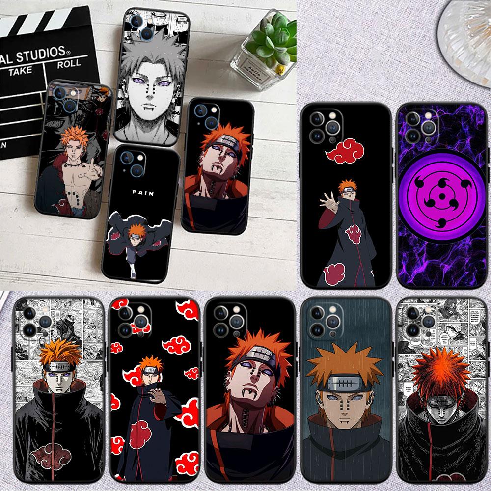 LO80 Pain Akatsuki NARUTO Soft Shell Phone Case for Redmi Note 13 14 Pro+ Plus A3 A3X 13X 13C 13R 14S 14C 14R