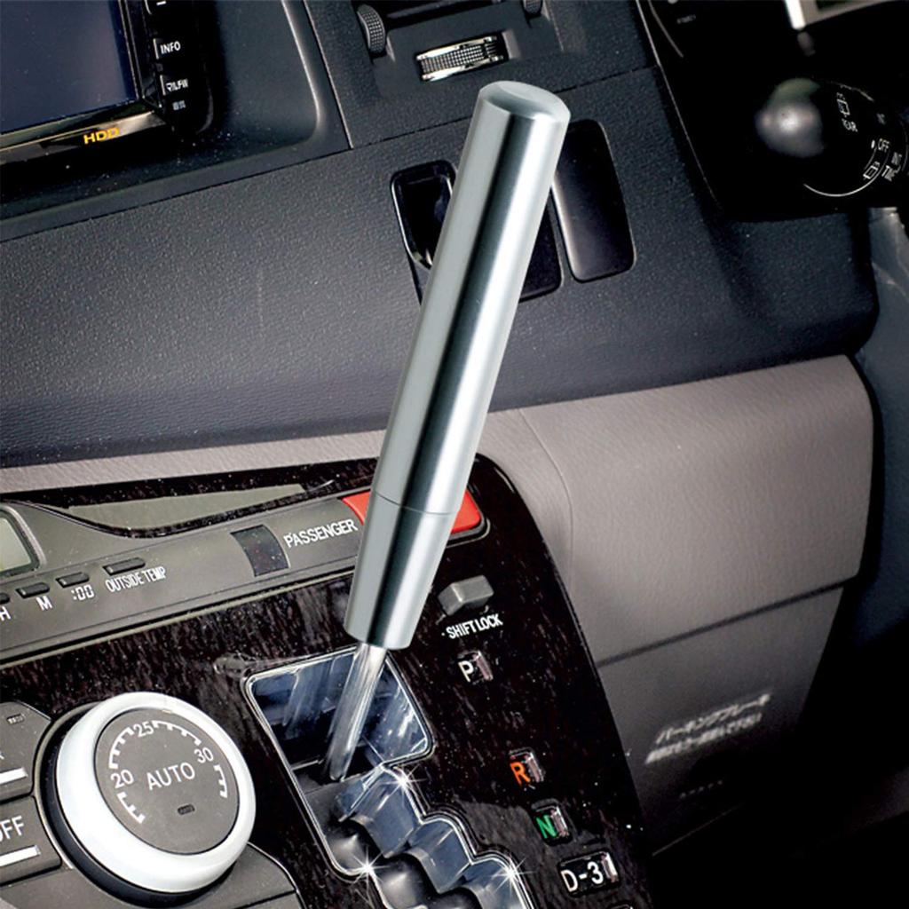 SEIWA Car Interior Shift Aluminum Long Y32 Knob, Knob, Silver,