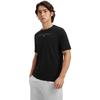Under Armour Stacked SS25 Fashion Sports Casual Short Sleeve T-Shirt Men T-Shirts Black 6000211-001