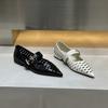 Fashion 2025 New Summer Designer Cosy Mesh  Heels Women Flat Shoes Fashion Round Toe Buckle Strap Casual Outdoor Dress Sandals