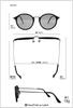 [FaceTrick Az Label] Polarized Lenses, UV Protection, Blue Light Cut, Plastic Metal Combination Sunglasses, Brown DemiGold FrameSmoke Polarized