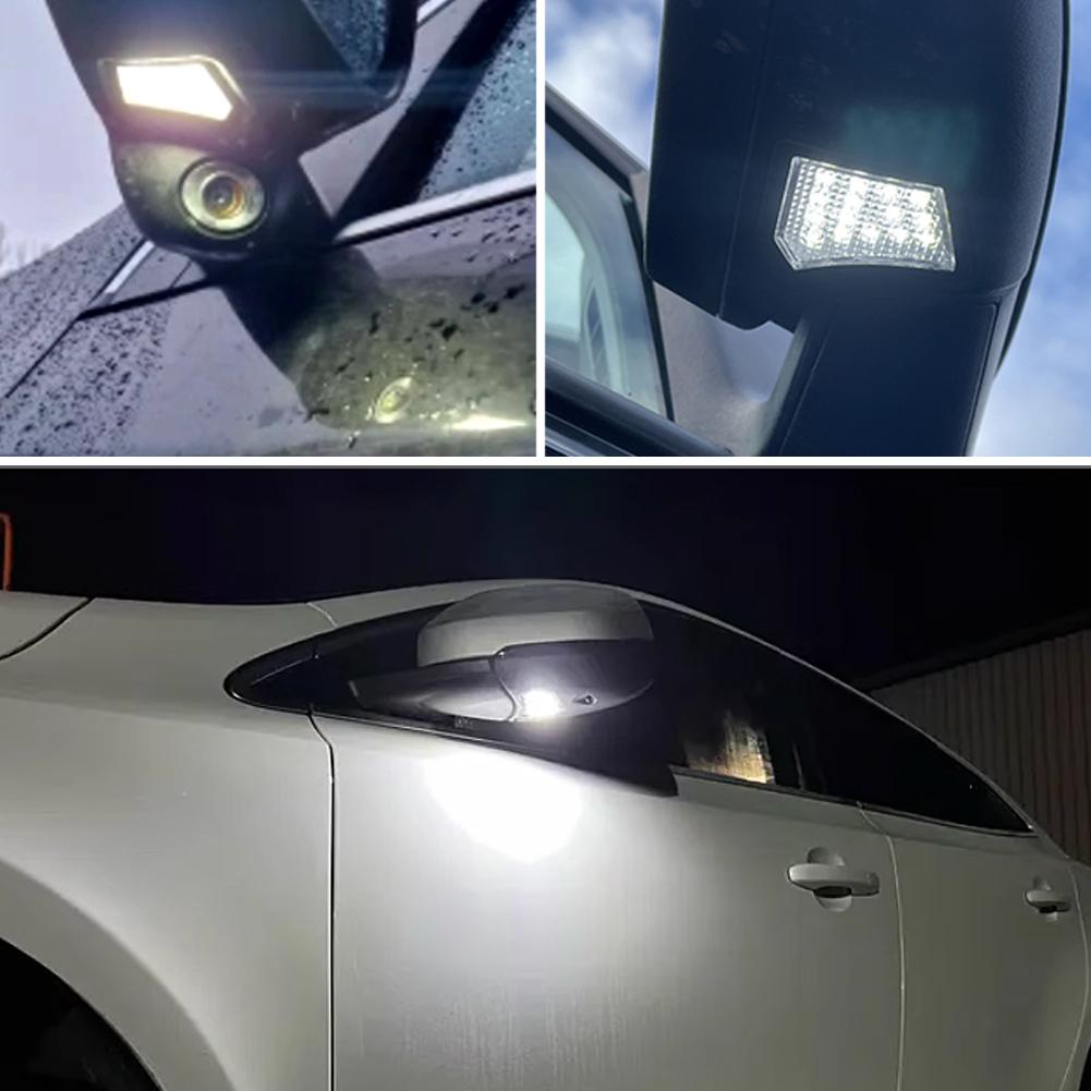 2 Buc. Lampă LED Auto Fata Sub Oglindă Lumină de Bază Pentru V40 V50 C30 C70 S40 S60 S80 V50 V70 XC70 XC90 Jaguar XJ XF XK/XKR XE