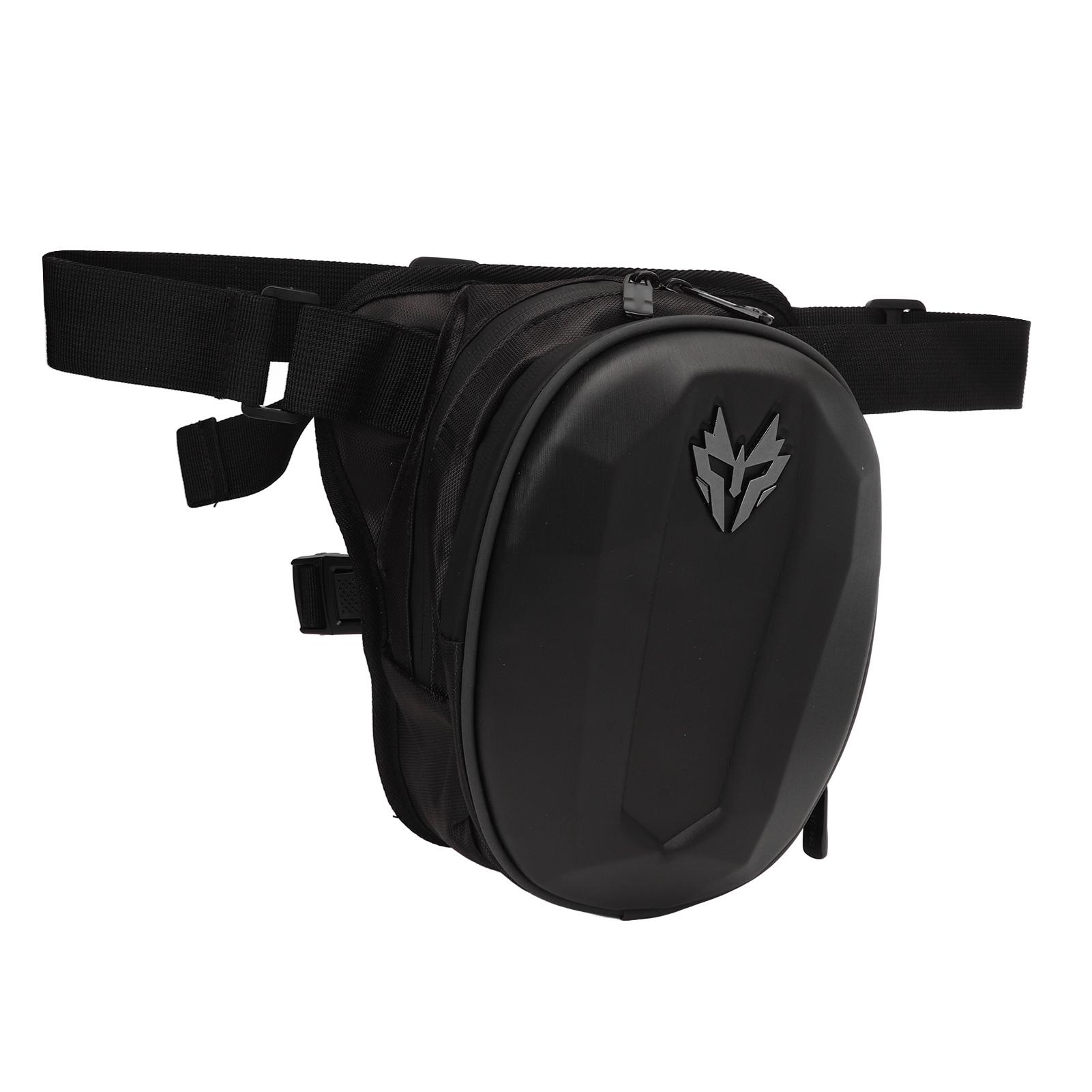 

Мотоциклетная сумка на ногу с жестким корпусом, водонепроницаемая, с толстой дышащей подушкой, регулируемым поясным ремнем для