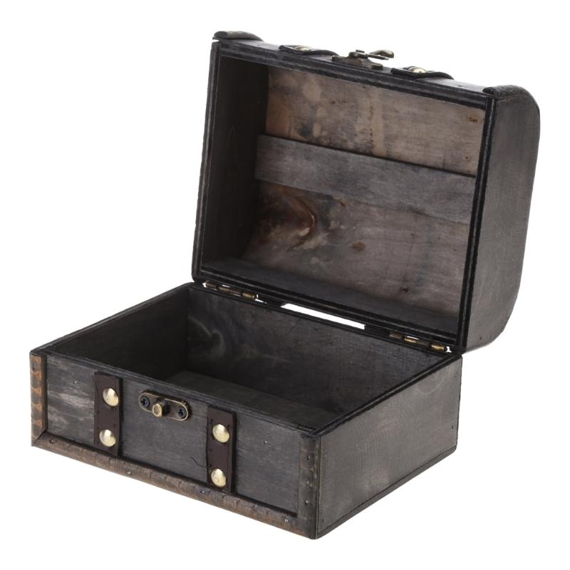 Vintage Storage Box Vintage Wooden Storage Box Antique Style Jewelry Organizer Jewerly Box Trinket Box Decorative Box