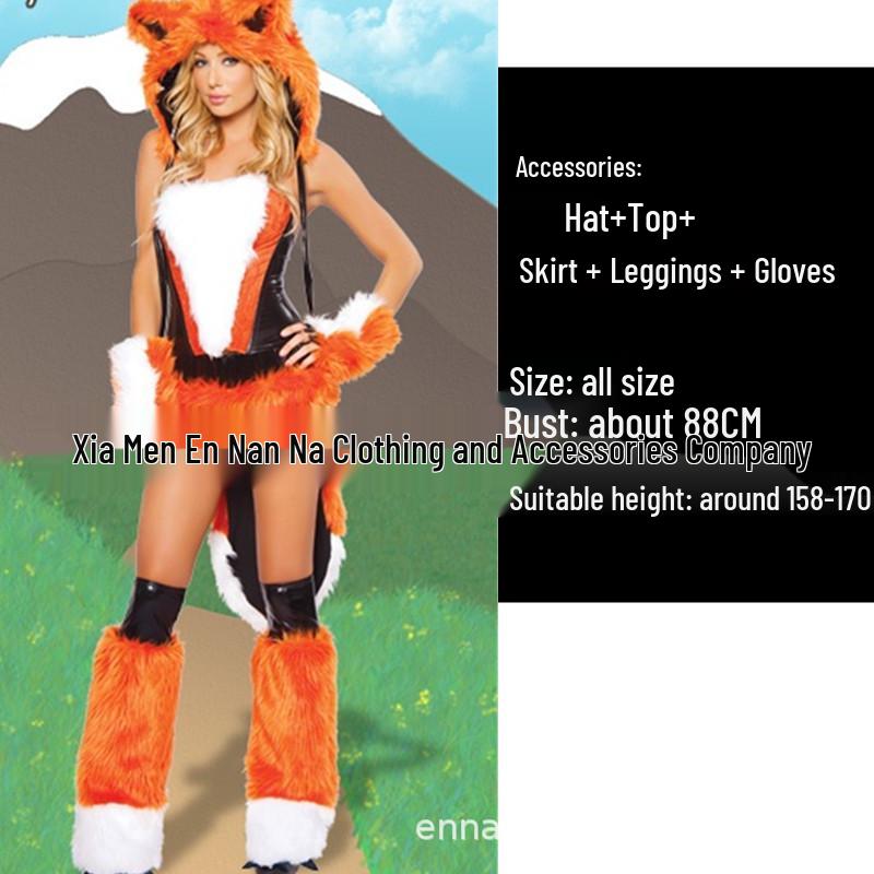 Zehn Tier-Plüschkostüme: Fuchs, Panda, Tiger, Eisbär, Großer Böser Wolf - Weihnachts- & Spiel-Performance-Outfits Auf Lager