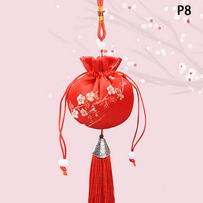 1Pc Sachet Sachet Empty Bag Chinese Style Jewelry Storage Bag Handmade Vintage Embroidery Sachet Tassel Drawstring Bag