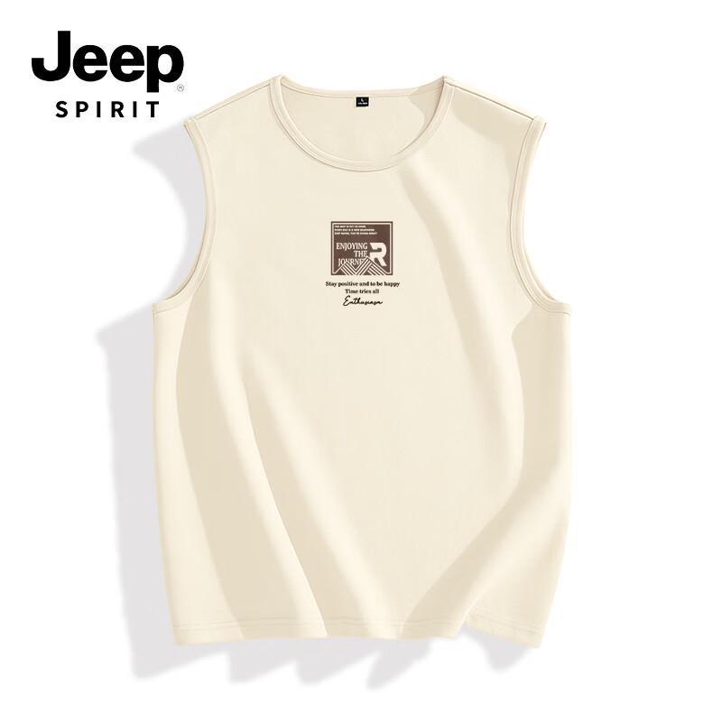 Мужская хлопковая свободная майка JEEP SPIRIT 5XL