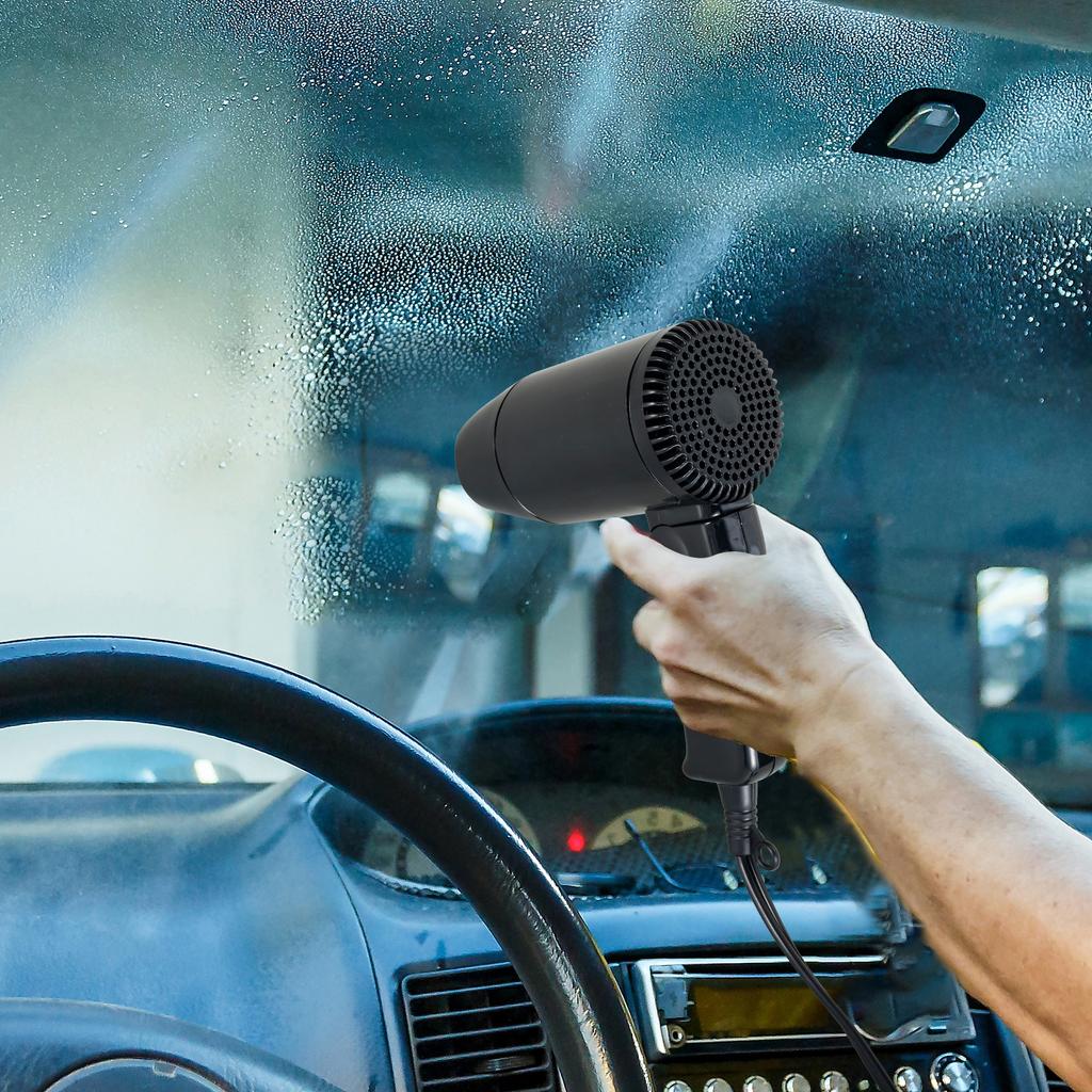 12V Car Styling Hair Dryer 2 Speed Car Hair Blow Dryer with Foldable Handle Compact Car Hair Dryer Available Hot and Cold Wind