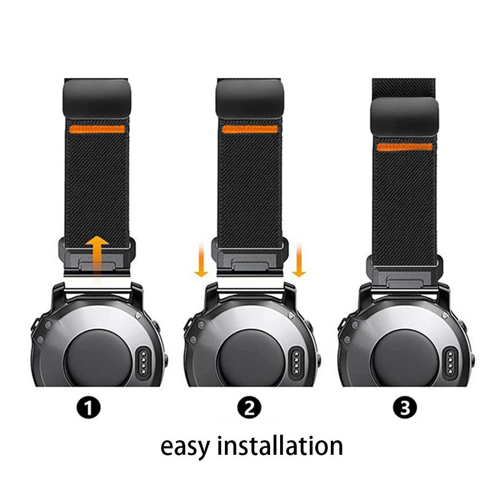Quick Fit 26 20 22mm Nylonarmband für Garmin Quatix 8/Tactix 8/Fenix 8 51mm 47mm/E 7X Pro 6X 5X/Enduro 3 Armband Garmin 970 965