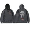 Rapper Mf Doom Madvillain Maschera Metallica Viso Stampa Double Face Felpa Uomo Oversize Pullover Hip Hop Rap Vintage Felpe da Uomo