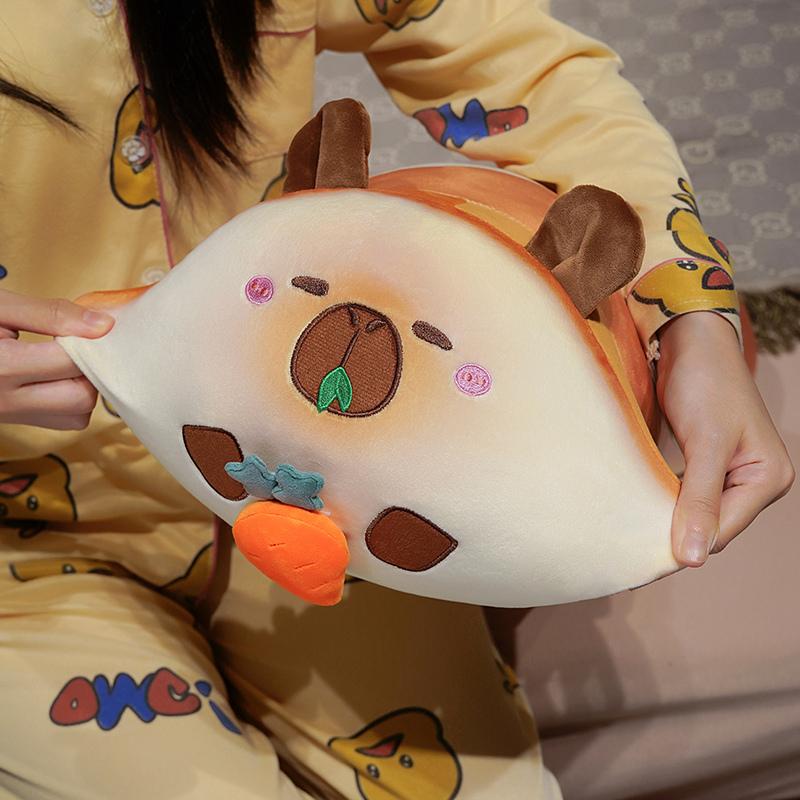 60/90/120cm Long Capybara Bread Plush Throw Pillow Soft Funny Bread Capybara Toy Sofa Cushion Home Decor Birthday Gift