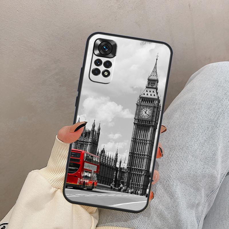 London Rotes Telefonbus Big Ben Für Xiaomi Redmi Note 14 13 9 10 11 12 15 Pro Plus Hülle Abdeckung Für Redmi 15 C 13C 12C 10C 14C