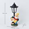 JYL TS/072,Resin Garden Gnome Solar Outdoor Light Figurine Statue Lamp for Garden Villa Home Decor