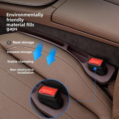 Car Seat Gap Filling Strips Universal In-car Seat Gap Leak-proof Filling Strips Car Storage Box