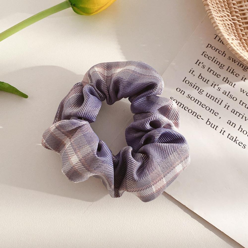 Cotton Floral Scrunchies Rubber Hair Accessories Fashion Elastic Hair Rubber Band