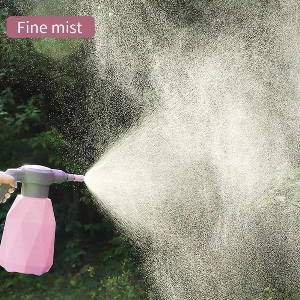 1/2L Electric Sprayer High-pressure Air Pump Automatic Sprayer Tool Plant Watering Can Bottle 360 Adjustable Sprayer Bottle