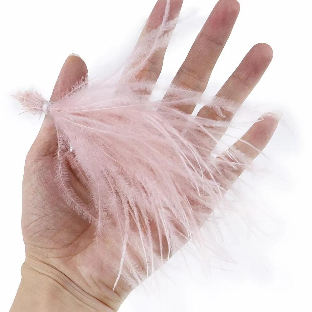 100Pcs Sewing Costuming Ostrich Feathers Loose Plumas Decorativas  for Home Wedding Party