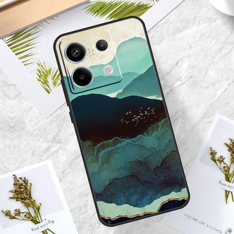 Star Lake Mountains Case For Xiaomi Redmi Note 14 Pro 12 11 10 13 15 Pro Plus Redmi 15 14C 10C 12C 13C 15C Cover