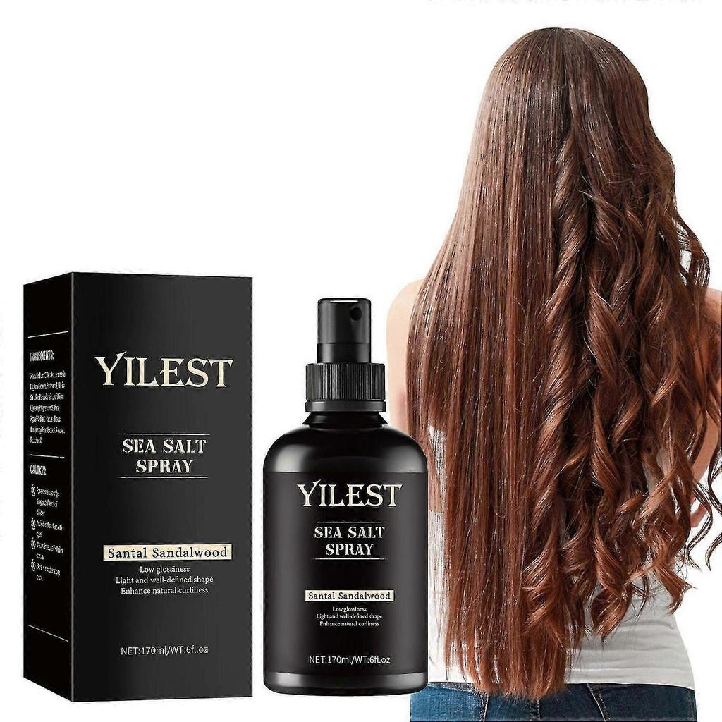 Meersalz Volumen Haarspray für Männer und Frauen, Natürlicher dicker und volumengebender Look mit mattem Finish und natürlichem Halt