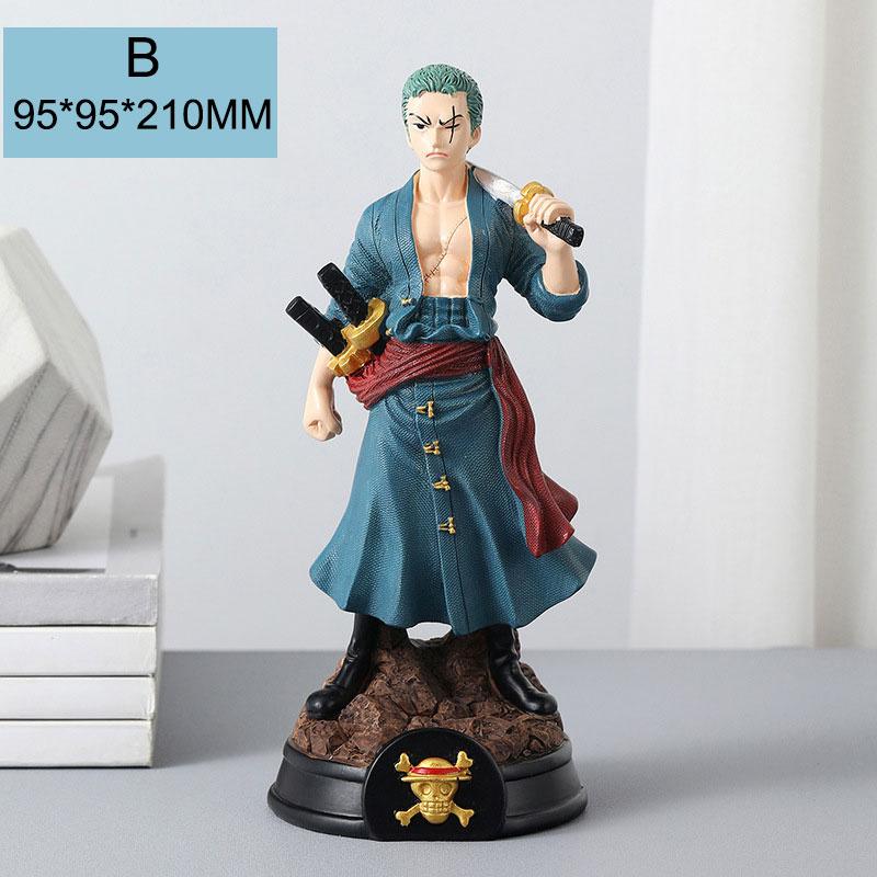

Cartoon Hero Luffy Roronoa Zoro Ornament One Piece Action And Toy Figures
