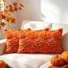 Soft Maple Leaf Pumpkin Pillowcases Sofa Decor Cushion Cover Halloween Pillow Covers Fall Decor
