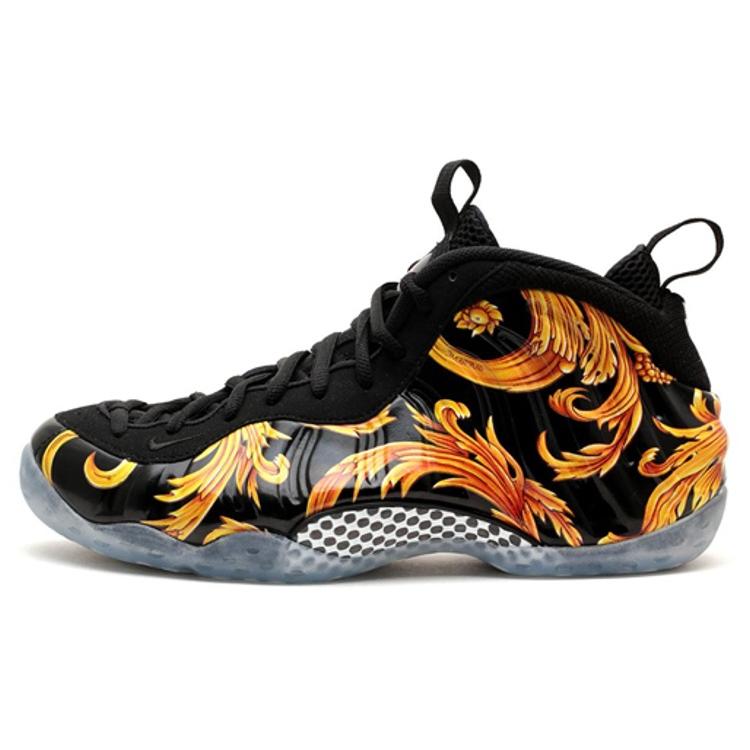 

Новые Supreme X Nike Foamposite One Черные 652792-001 42