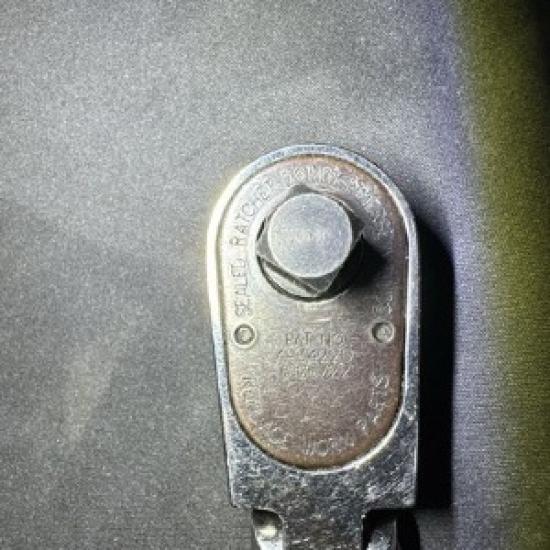 Snap On USA FHF936A 3/8 Drive Soft Grip Flex Head Ratchet USED