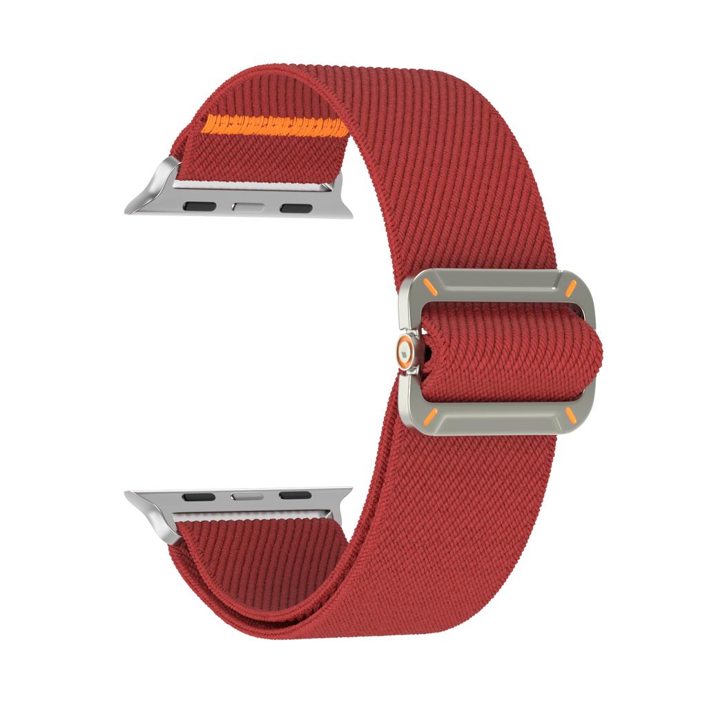 Elastic Strap for Apple Watch 46mm 42mm 49mm 45mm 41mm 38 44mm 40mm Nylon Solo Band for IWatch Ultra 2 Series 10 9 8 7 6 SE 5 4