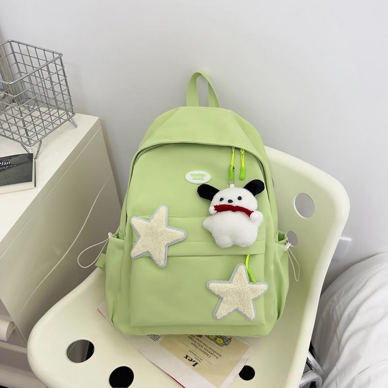 Girls Travel Backpack Children's Spring Outing Bag Elementary School Bag Multi-functional Large Capacity Fresh Forest Backpack Pink