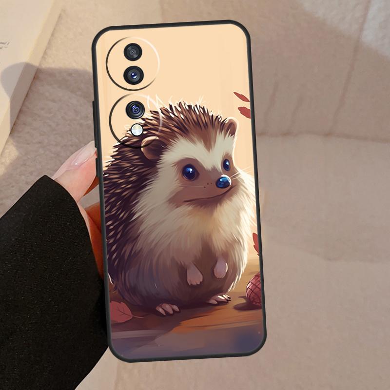 Cute Little Hedgehog For Honor Magic 5 6 7 8 Pro Case For Honor X9d X9a X9b X9c X8c X8b 50 70 90 200 400 Lite Win