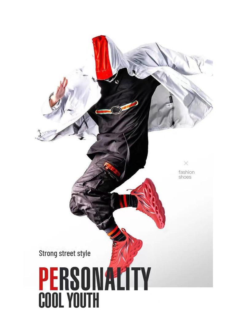 2024 Frühling/Sommer Herren Blade Laufschuhe - Atmungsaktiv, Trendig, Lässige Sportschuhe