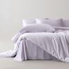 60S Bamboo Fiber Bed Sheet Set Solid Color Luxury Bedding A Class