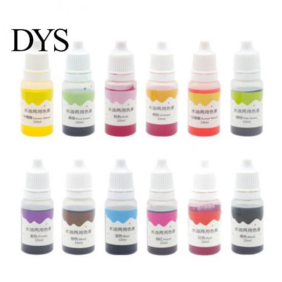 Pigmenti coloranti liquidi colorati fai da te non tossici fatti a mano da 10 ml