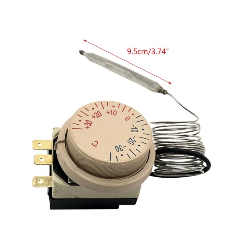 Versatile Capillary Thermostat -30°C to +30°C Temperature Control Knob Industrial Temperature Management Knob Switch