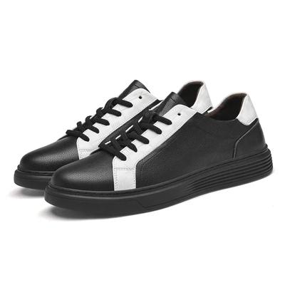 Fashion New Men Casual Vulcanized Shoes Brand Fashion Outdoor Walking Sneakers Genuine Leather Antiskid Soft Footwear Flat Designer Shoe