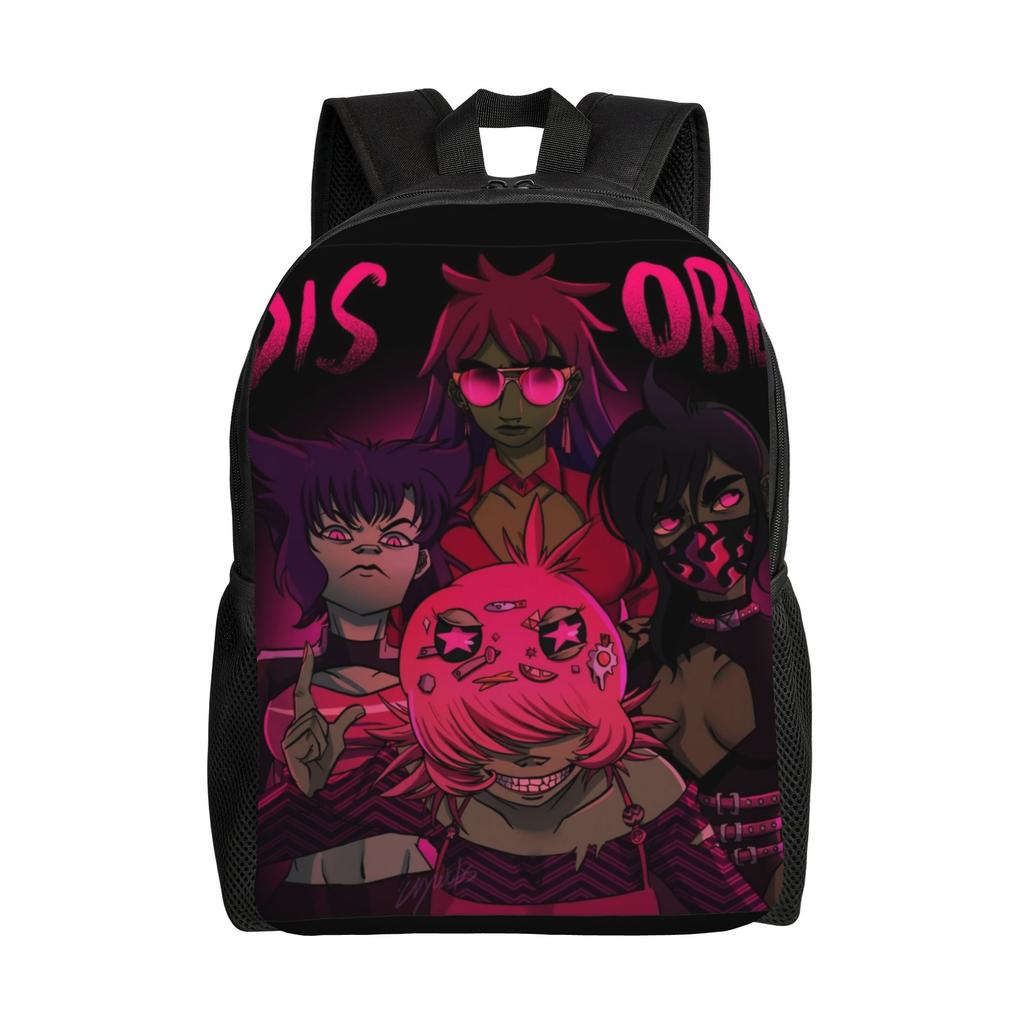 Punk Rock Music Gorillazs Backpack for Men Women Teenage High School Business Daypack Laptop Canvas Bags Gift