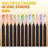 10 Rainbow Magic Gradient Markers - Żywe markery do rysowania i bazgrołów, Kawaii Creative Writing & Art Supplies