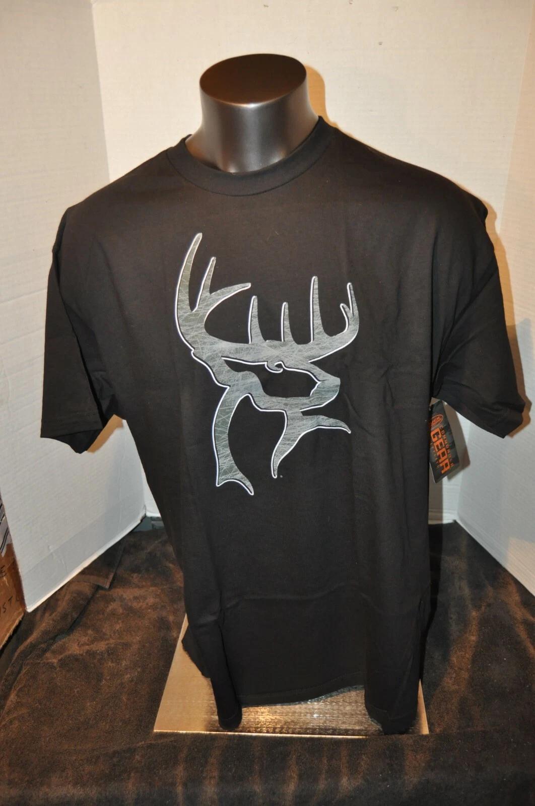 

Buck Commander Gear Men s L -XL 100% Cotton Black Hunting outdoor t shirt NWT 4XL