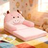 Foldable Kids Sofa Baby Seat Chair Foam Filled Toddler Sleeping Couch Reading Armchair for Reading Relaxing Nursery Bedroom