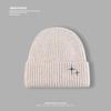 Women's Autumn and Winter Wool Hat Big Head Circumference Versatile Warm Ear Protection Cold Hat Showing Face Small Stars Decorative Knitted Hat Men