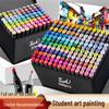 Anime-Themed Oil-Based Double-Ended Watercolor Markers for Kindergarten and Elementary Students