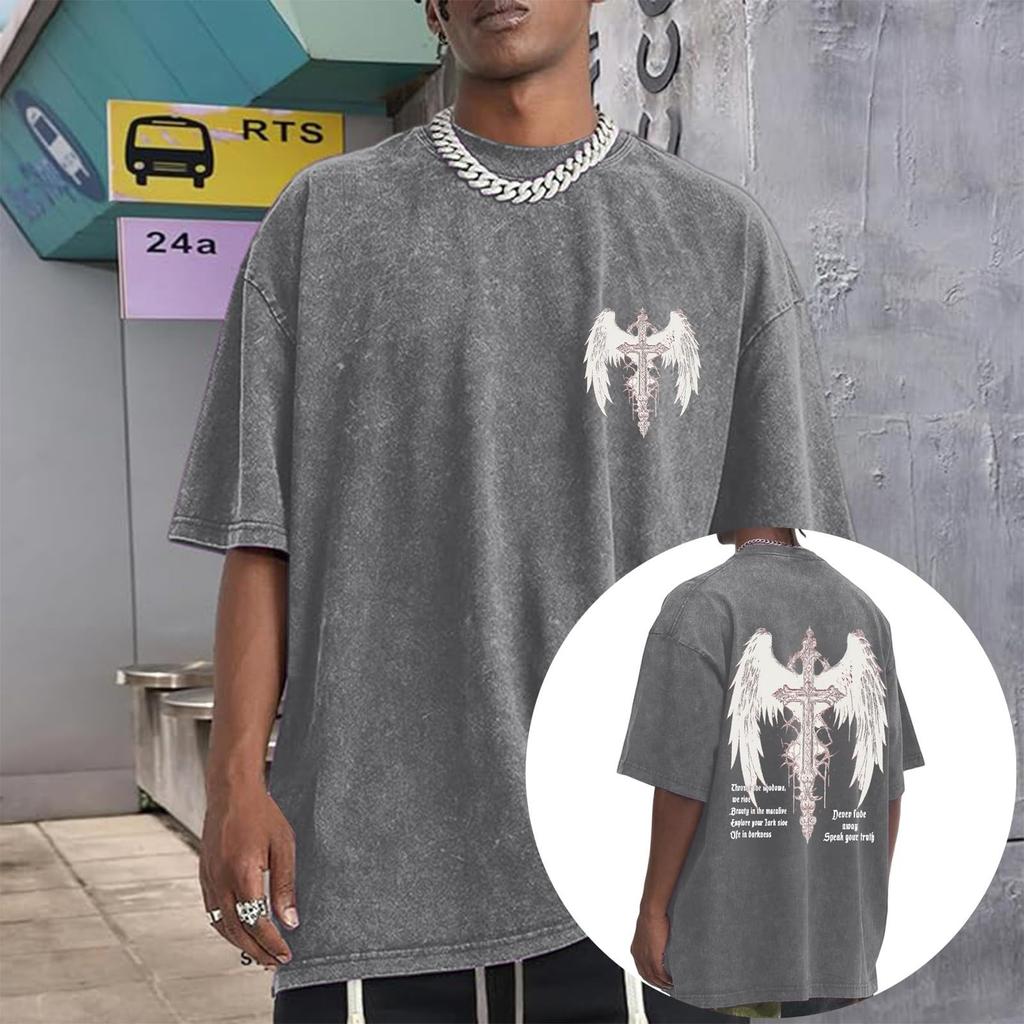 Pánské nadměrné tričko Sportovní tričko Pánské Topy Krátký rukáv