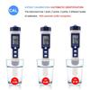 EZ9909PH Five-in-One Water Quality Tester: Tests pH, Salinity, Temperature, TDS, and EC Levels.