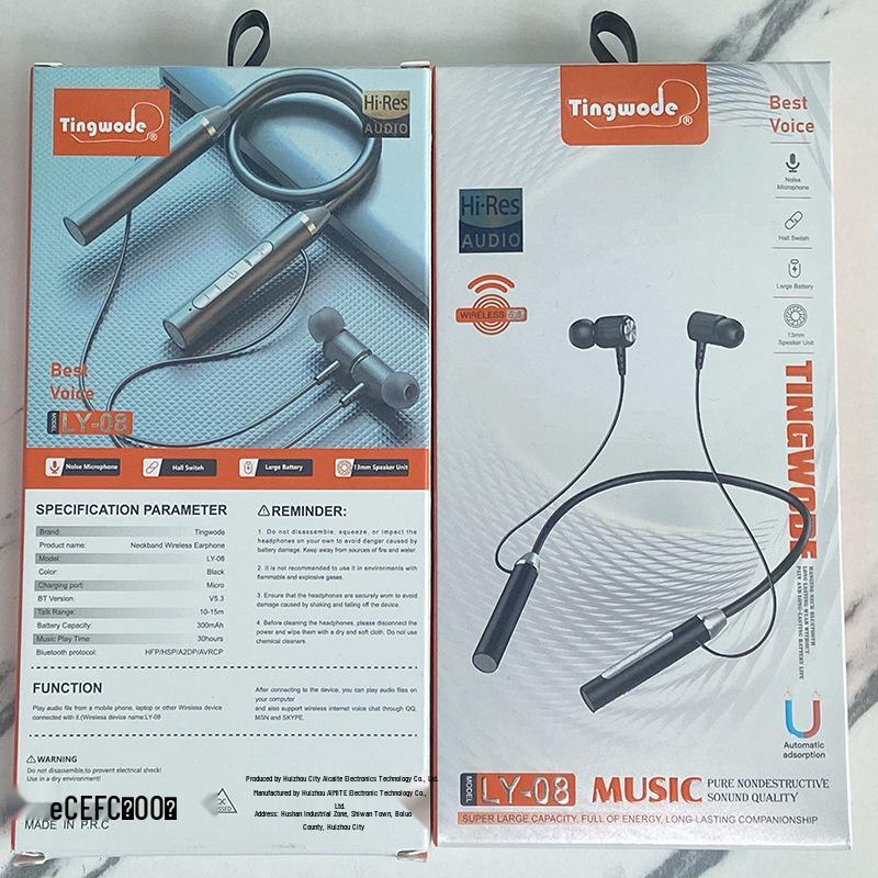 Neckband Bluetooth Earphones: Long Battery, HD Calls, Comfortable, Sweatproof