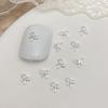20pcs Metal Bowknot Nails Art Decoration 3D Nail Charms for Women Nails Art