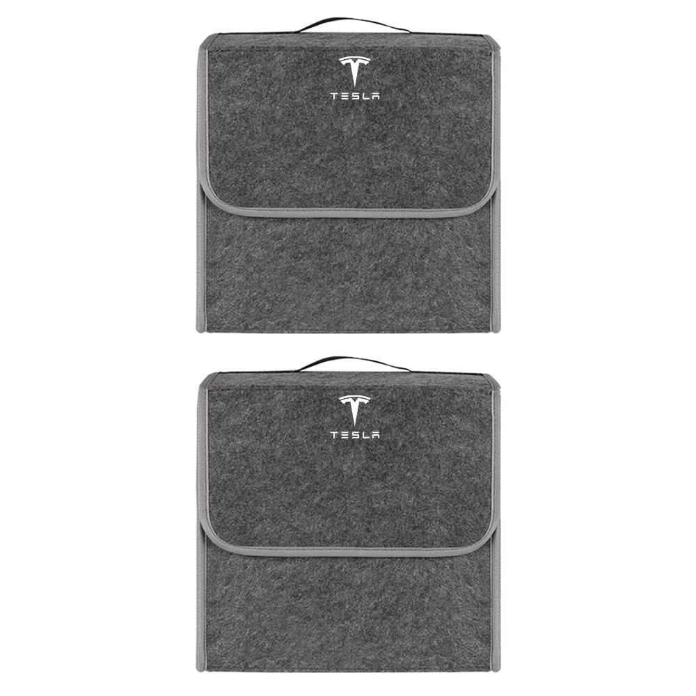 GQNBY1 Car Sundries Storage Box Trunk Folding Organizer Bag Tool Case For Tesla Model 3 Model S X Model Y Cybertruck Roadster SpaceX