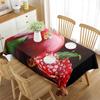 Red Pomegranate Tablecloth Sweet Fruit Pattern Rectangular Table Cover Dining Table Coffee Table Kitchen Minimalist Decoration