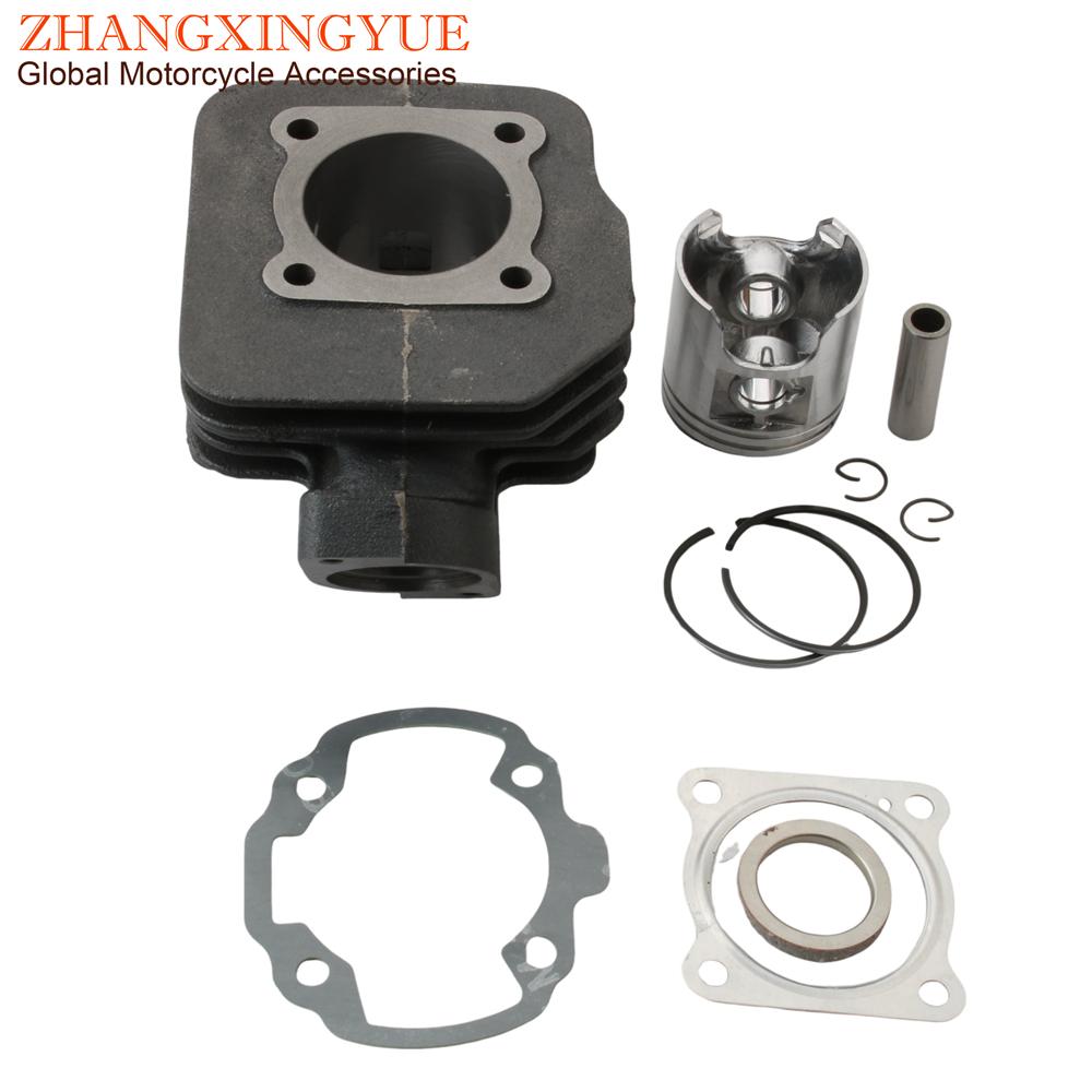 70cc Big Bore Cylinder Barrel Kit For Peugeot Buxy Elyseo Elystar Looxor Metal-X Vivacity X-Fight 50cc 2T Scooter Engine Parts